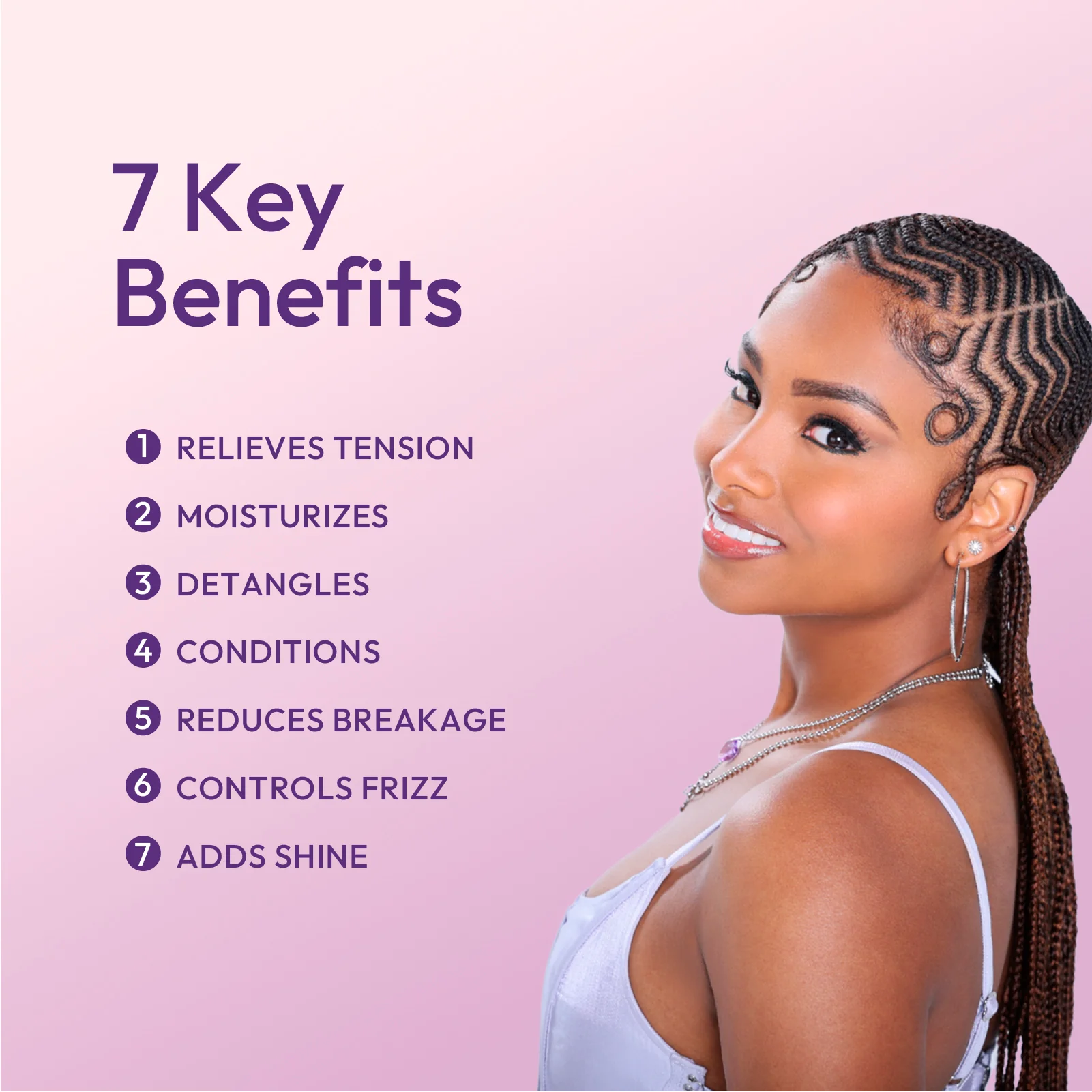 ORS Olive Oil Braidzone 7-In-1 Braid Leave In Spray (8.0 OZ) - Image 4