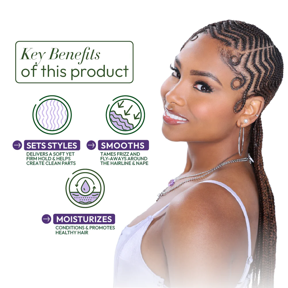 ORS Olive Oil Braidzone Edge & Braiding Gel for Hair & Scalp Nourishment (8.0 oz) - Image 5