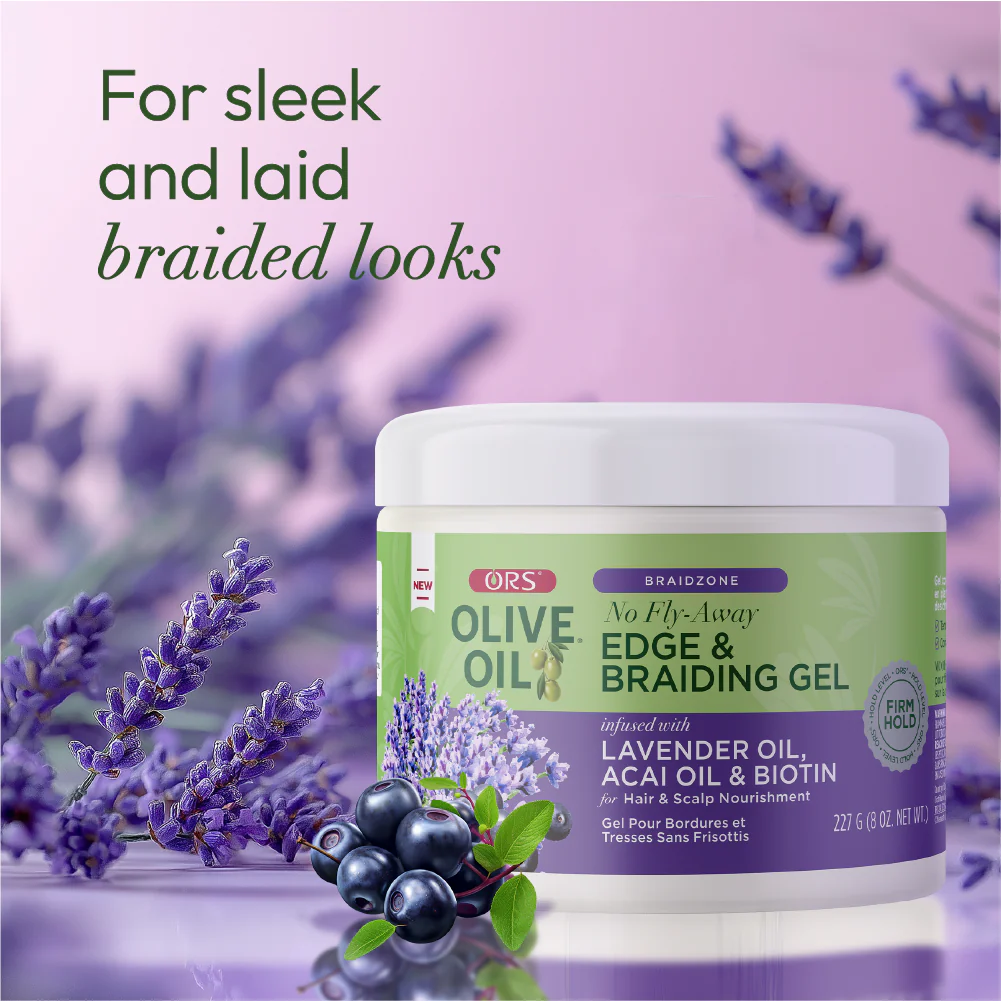 ORS Olive Oil Braidzone Edge & Braiding Gel for Hair & Scalp Nourishment (8.0 oz) - Image 6