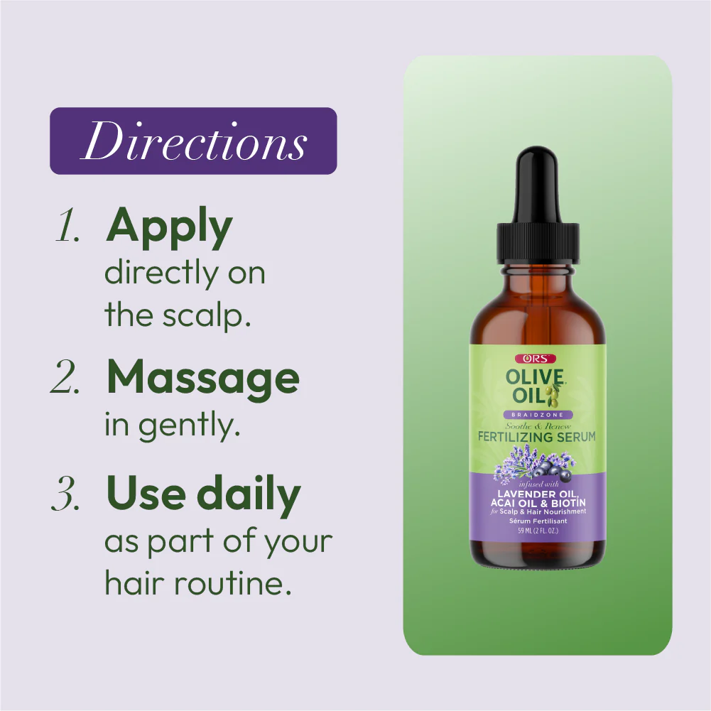ORS Olive Oil Braidzone Fertilizing Serum for Scalp & Hair Nourishment (2 oz) - Image 11