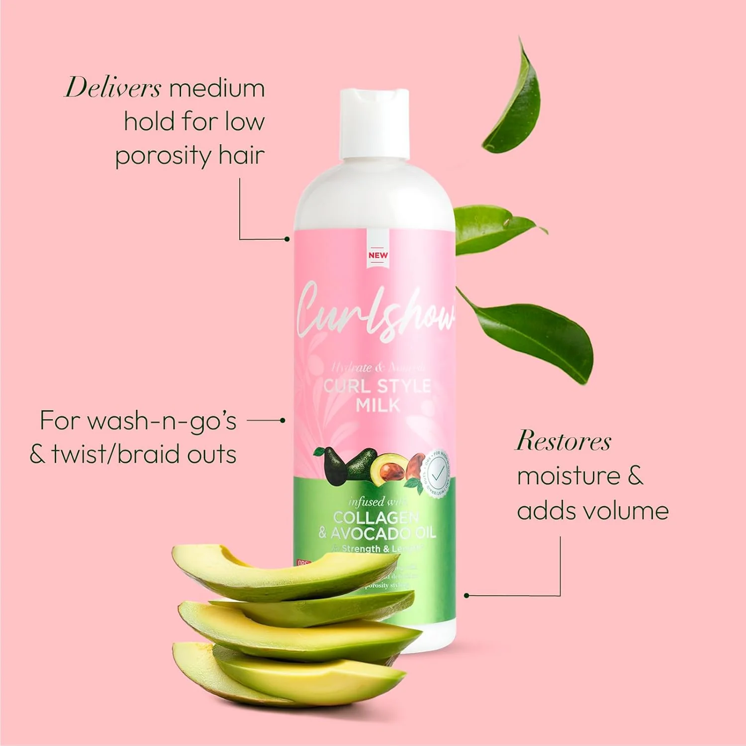 ORS Olive Oil Curlshow Curl Style Milk for Strength & Length (16.0 oz) - Image 4