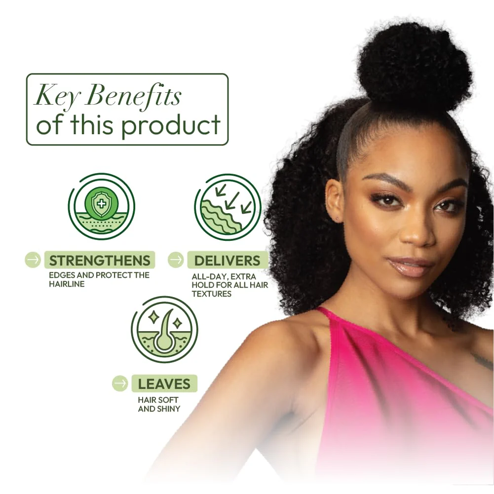 ORS Olive Oil Edge Control Hair Gel for Strengthening (2.2 oz) - Image 6