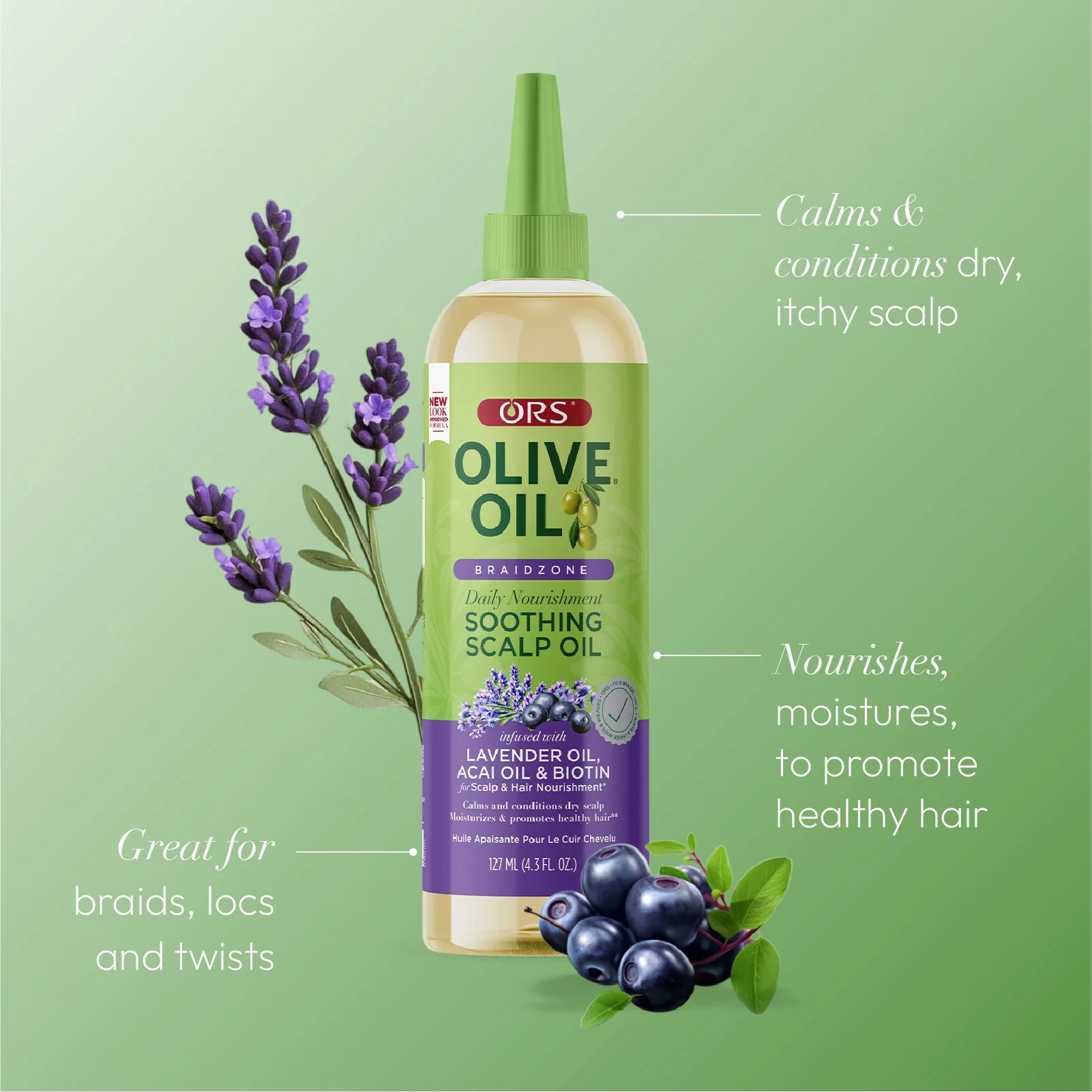 ORS Olive Oil Fortifying Creme & Soothing Scalp Oil 2-Piece Set - Image 4