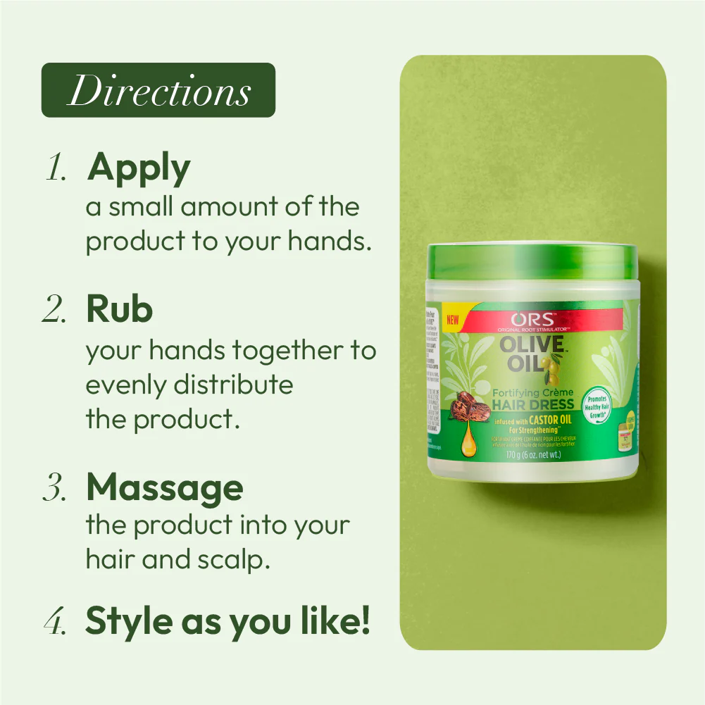 ORS Olive Oil Fortifying Creme & Soothing Scalp Oil 2-Piece Set - Image 7