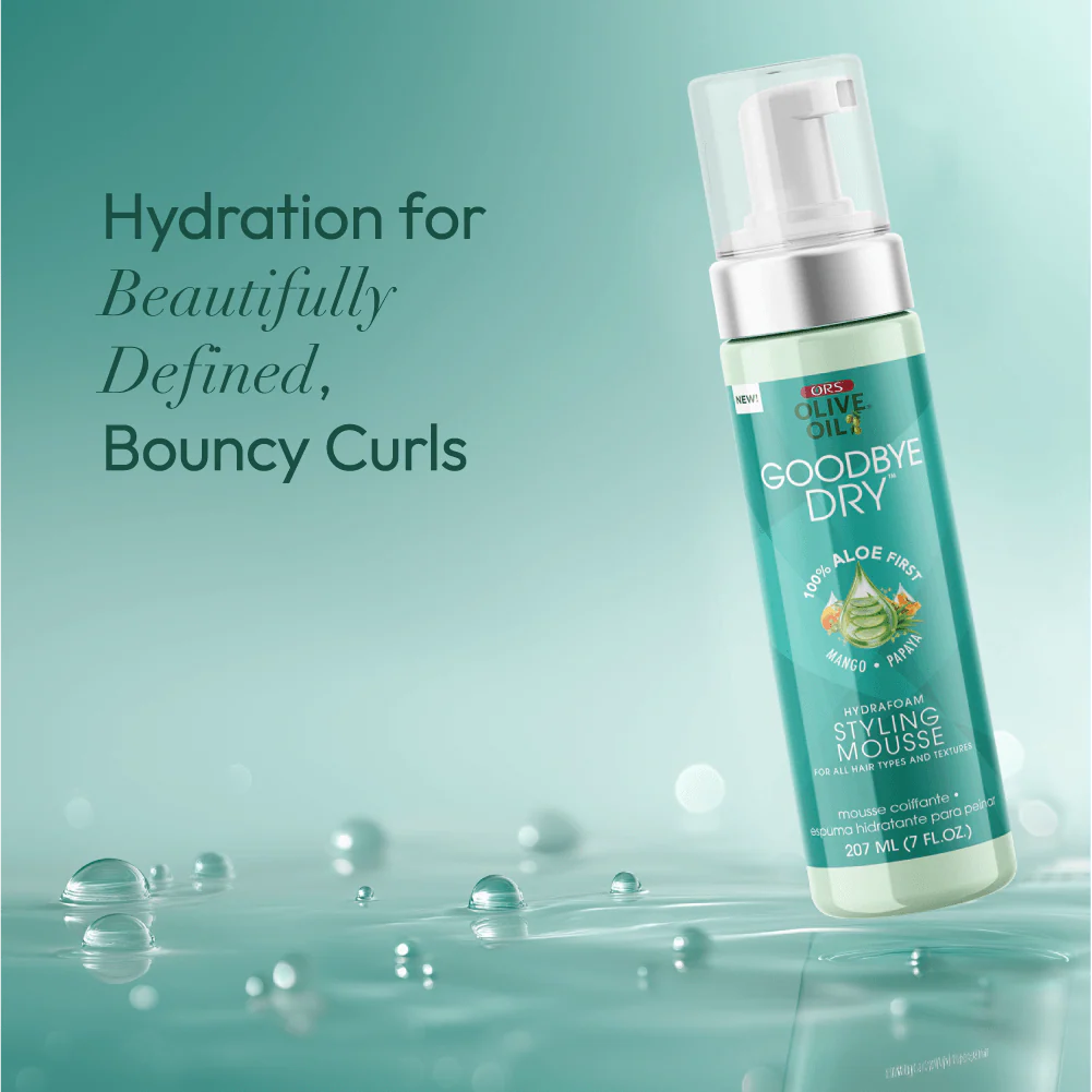 ORS Olive Oil Goodbye Dry Hydrafoam Styling Mousse (7.0 oz) - Image 9