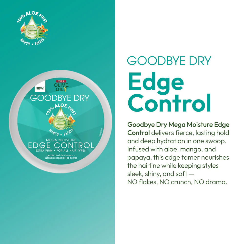 ORS Olive Oil Goodbye Dry Mega Moisture Edge Control (2.25 oz) - Image 6