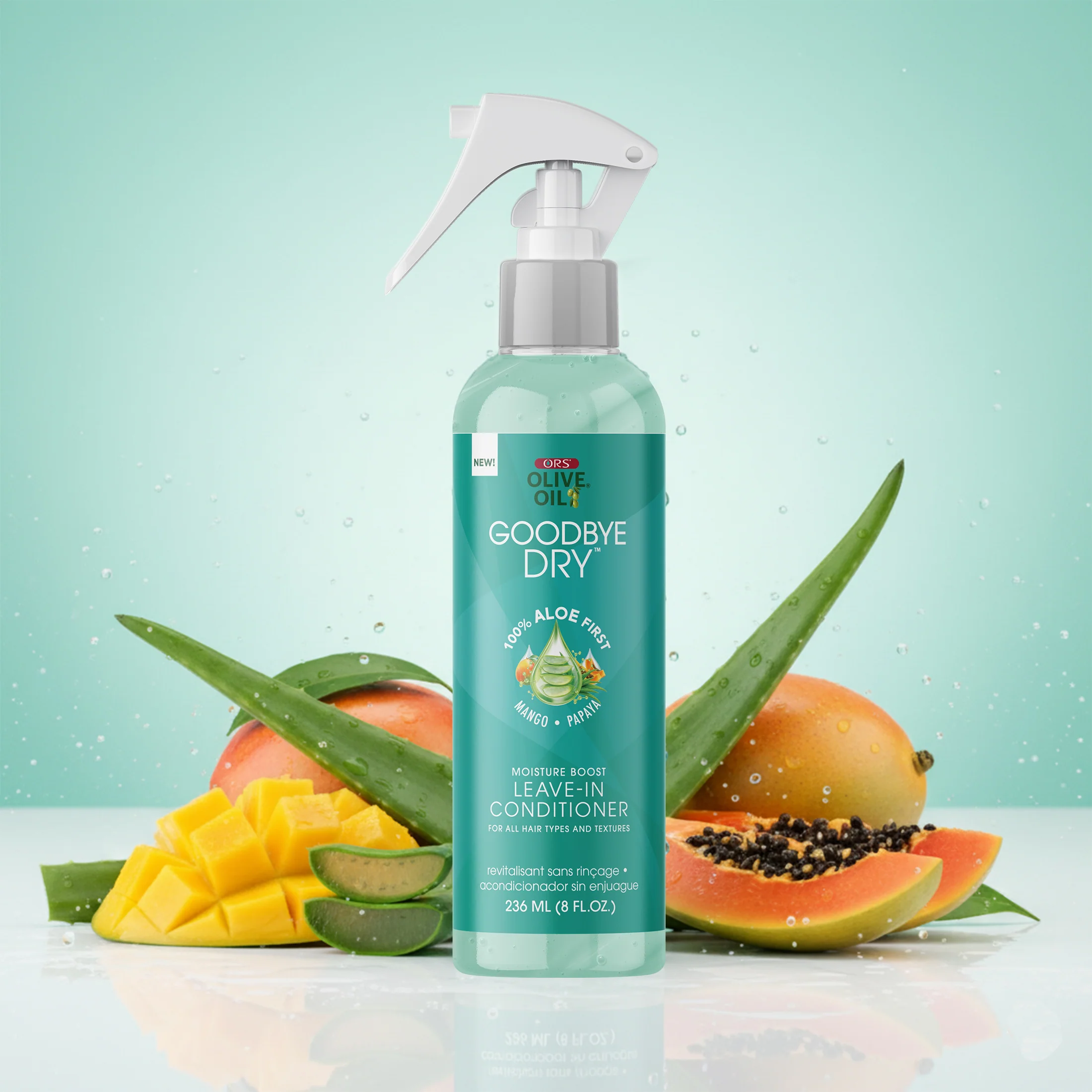 ORS Olive Oil Goodbye Dry Moisture Boost Leave-In Conditioner (8.0 oz) - Image 6