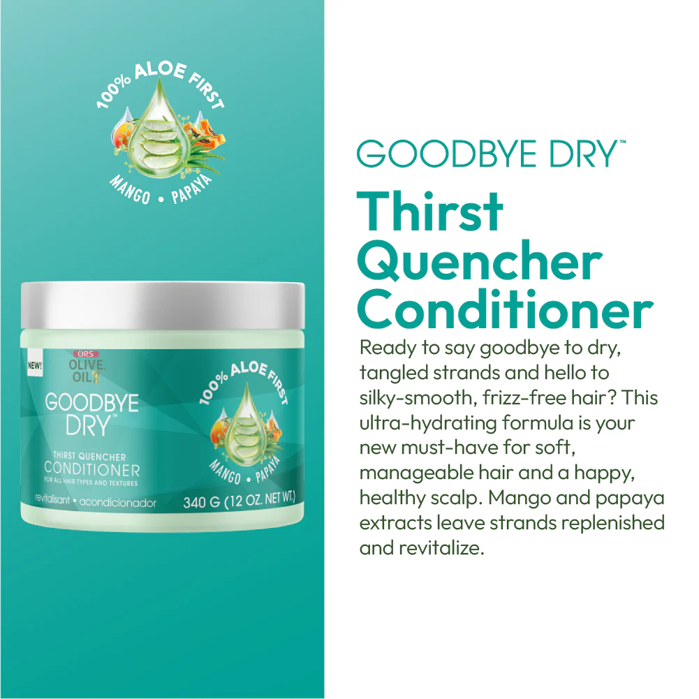 ORS Olive Oil Goodbye Dry Thirst Quencher Conditioner (12.0 oz) - Image 7