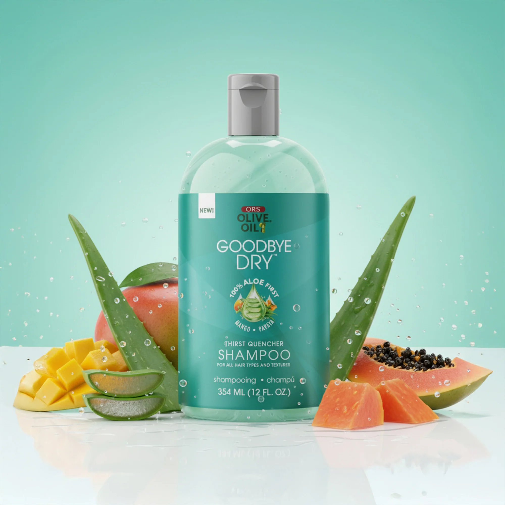 ORS Olive Oil Goodbye Dry Thirst Quencher Shampoo (12.0 oz) - Image 6
