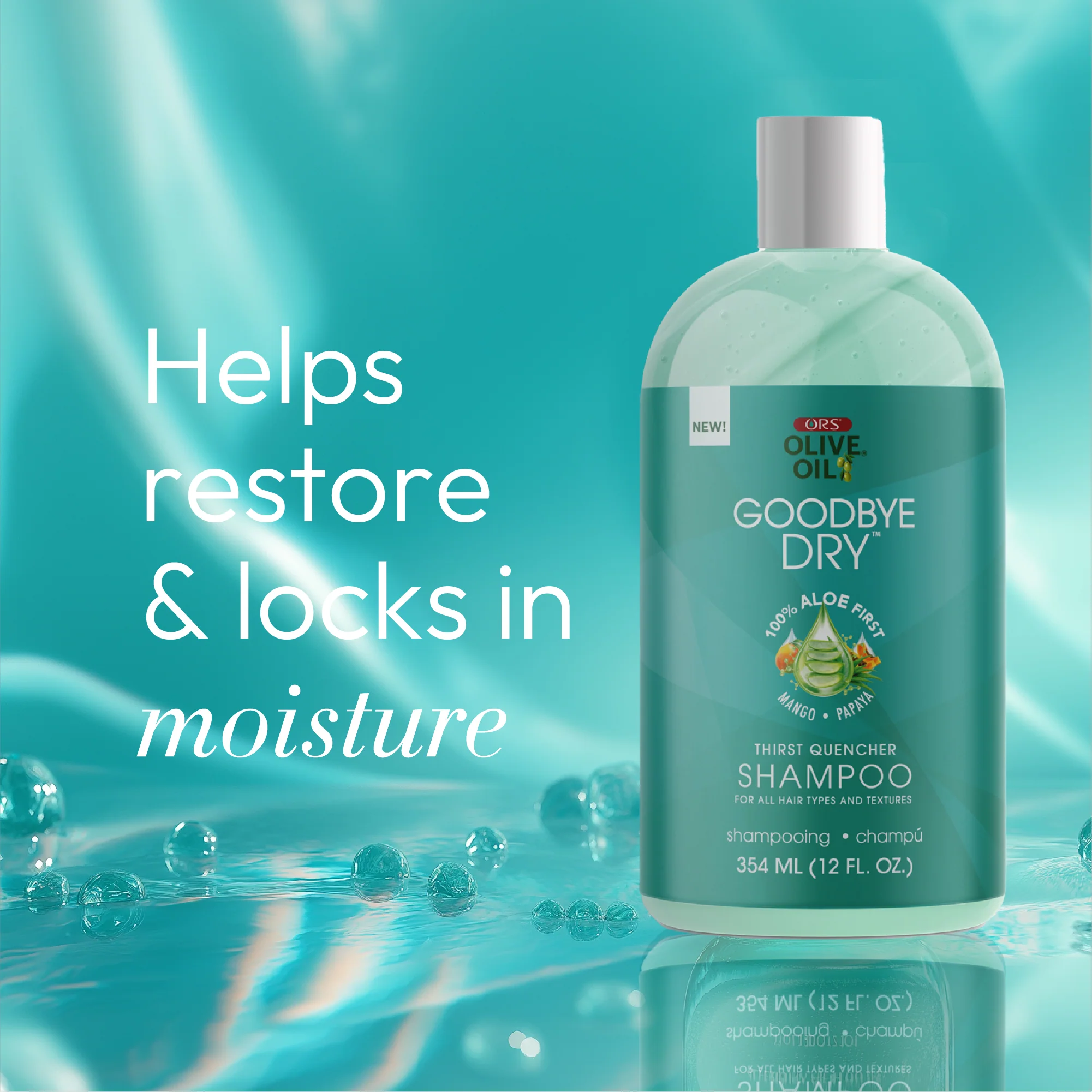 ORS Olive Oil Goodbye Dry Thirst Quencher Shampoo (12.0 oz) - Image 9
