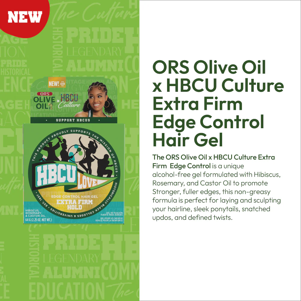 ORS Olive Oil HBCU Edge Control Hair Gel Extra Firm Hold (2.2 oz) - Image 5