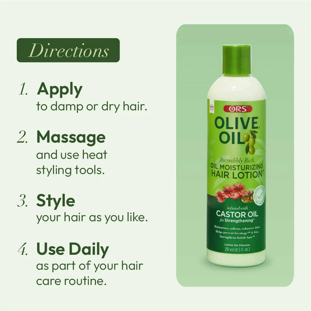 ORS Olive Oil Moisturizing Hair Lotion for Strengthening (8.5 oz) 4-Pack - Image 6
