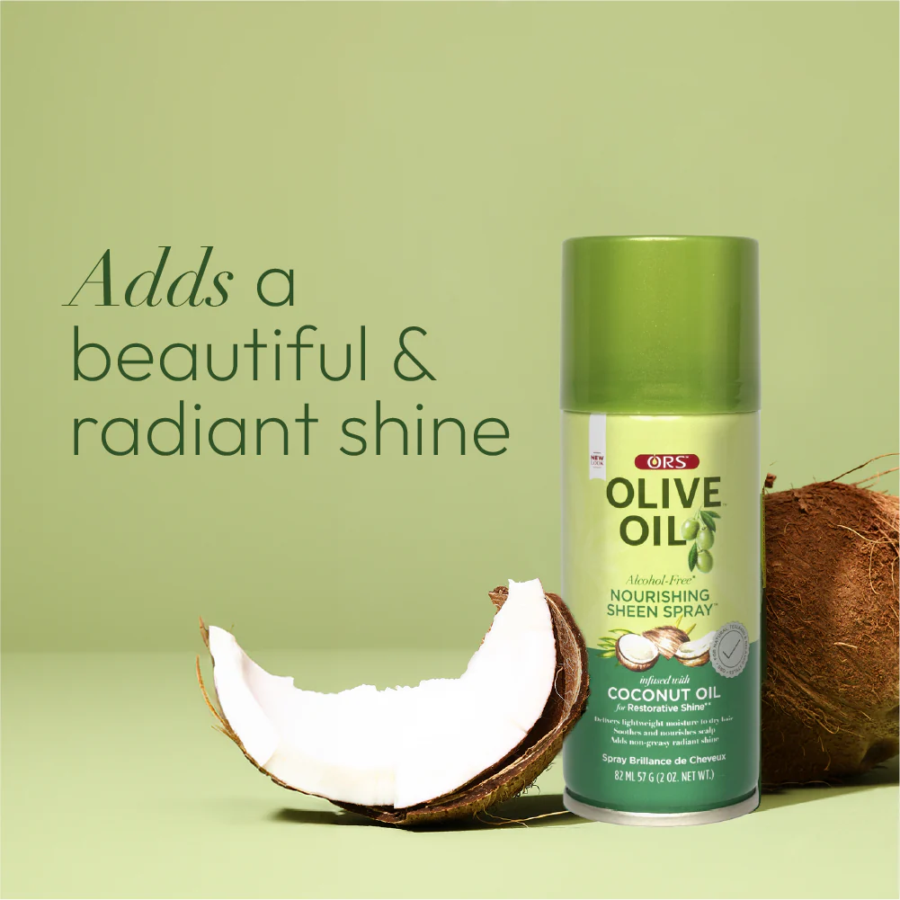 ORS Olive Oil Nourishing Sheen Spray for Restorative Shine (2.0 oz) - Image 6