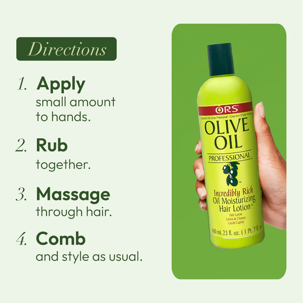 ORS Olive Oil Professional Incredibly Rich Oil Moisturizing Hair Lotion (23.0 oz) 2-Pack - Image 8