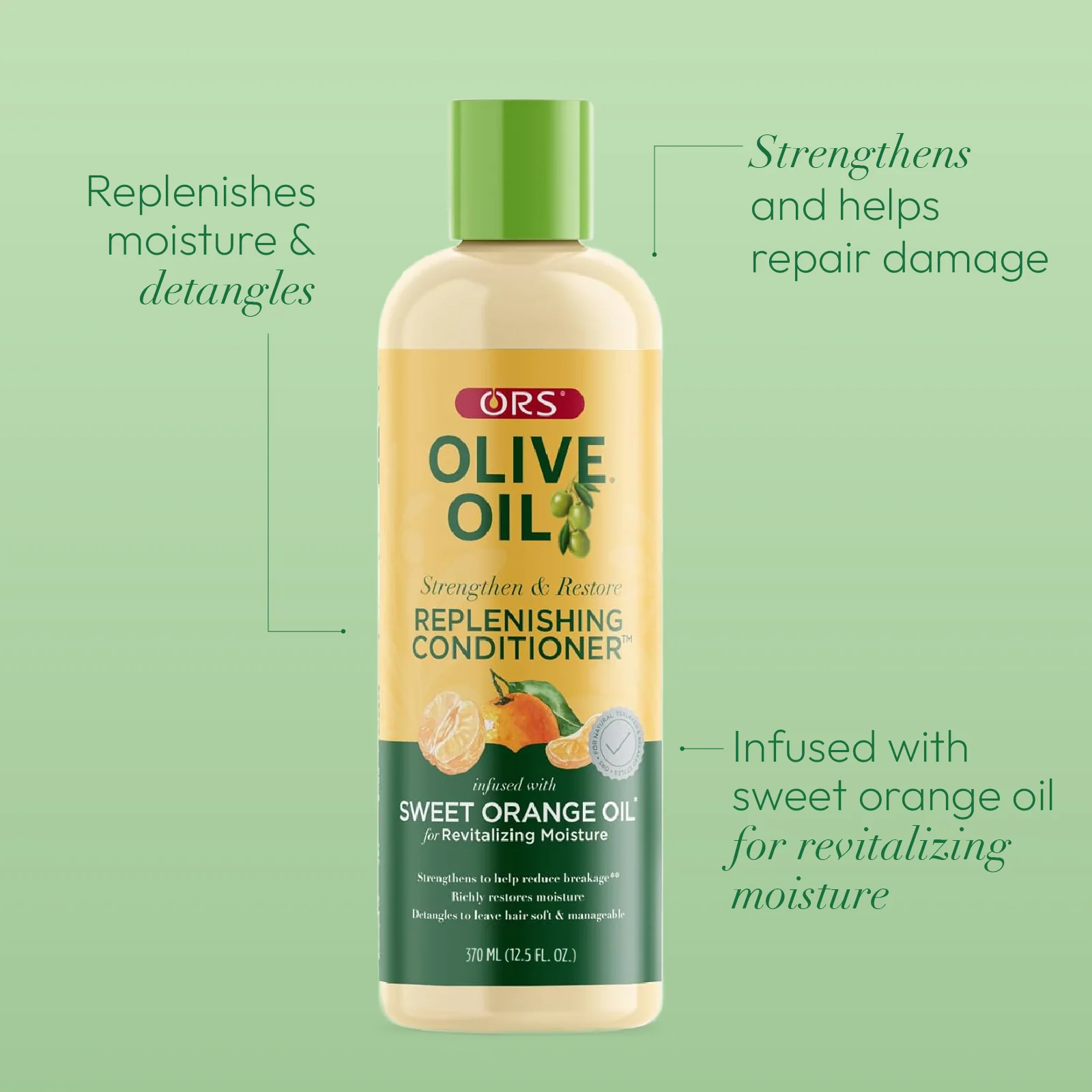 ORS Olive Oil Replenishing Conditioner for Revitalizing Moisture (12.25 oz) 4-Pack - Image 3