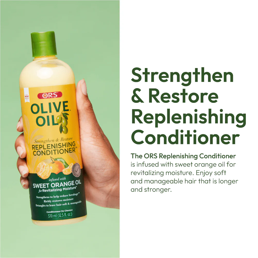 ORS Olive Oil Replenishing Conditioner for Revitalizing Moisture (12.25 oz) 4-Pack - Image 4