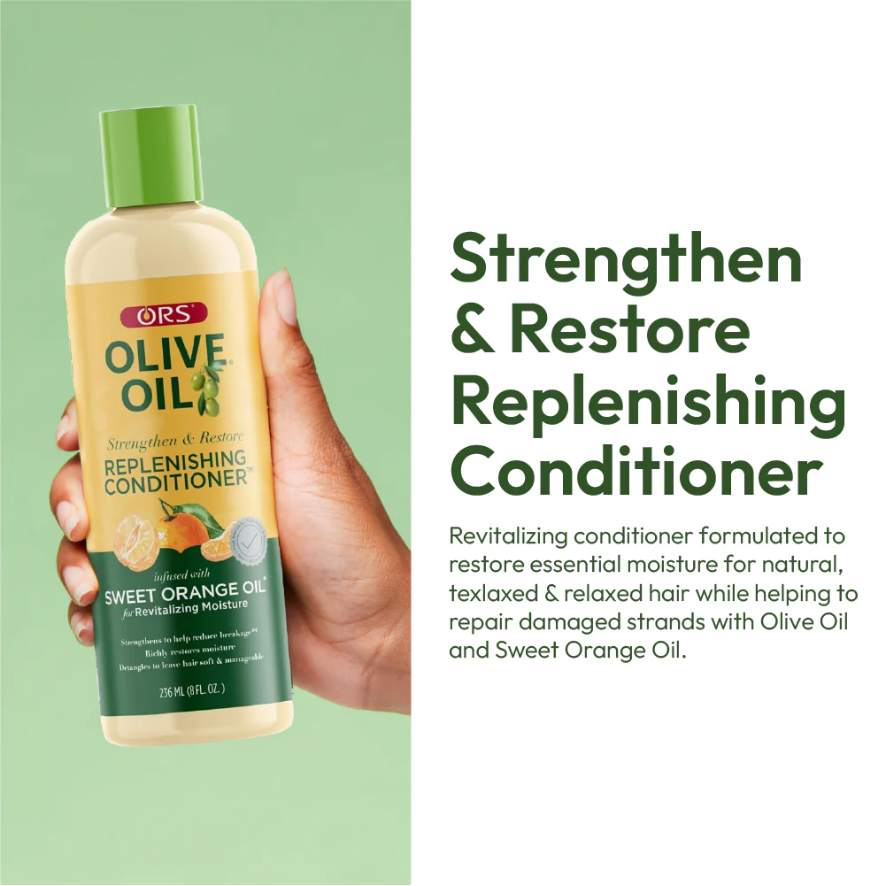 ORS Olive Oil Replenishing Conditioner for Revitalizing Moisture (8.0 oz) 2-Pack - Image 5