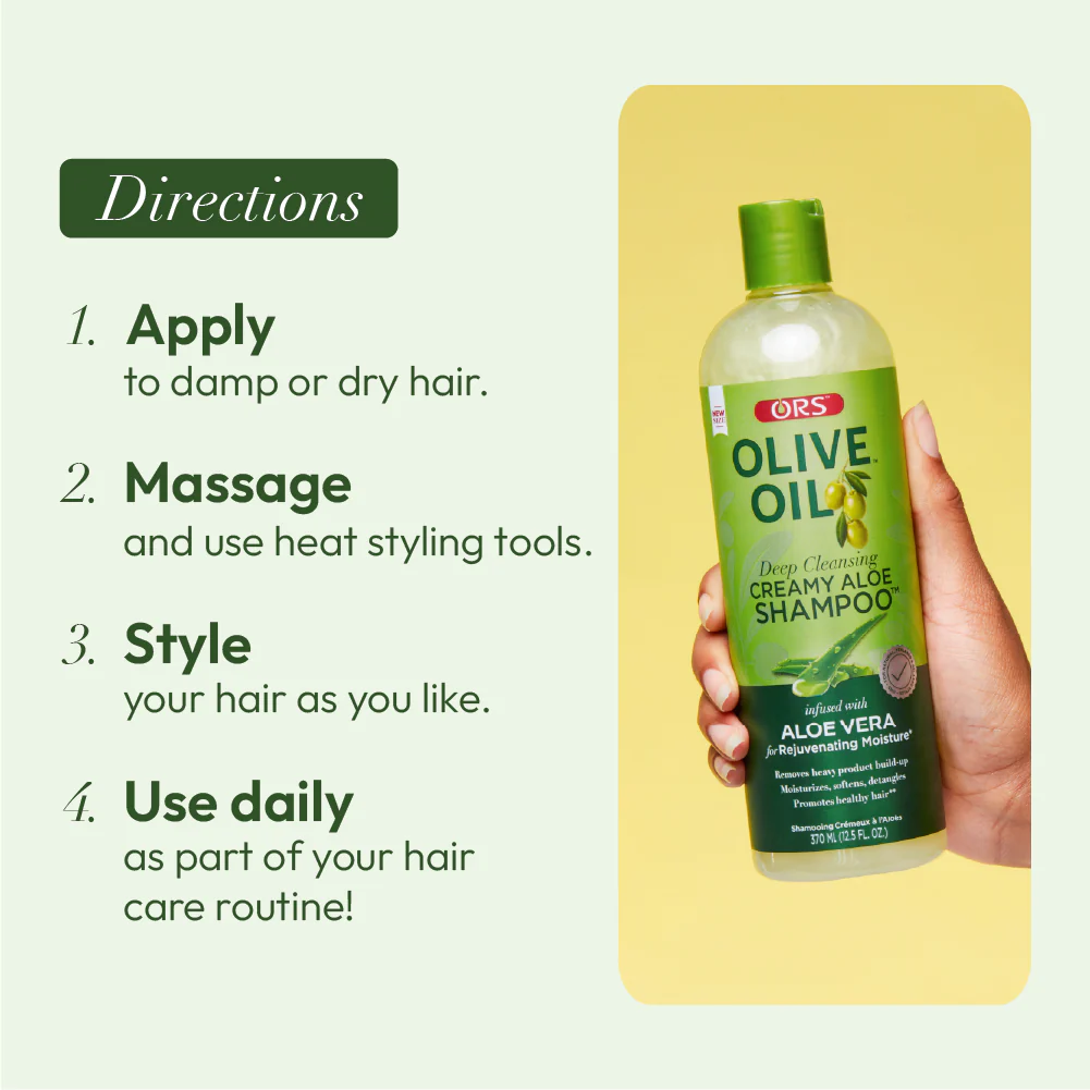 ORS Olive Oil Shampoo, Conditioner & Full Application No-Lyer Relaxer 3-Piece Set - Image 5